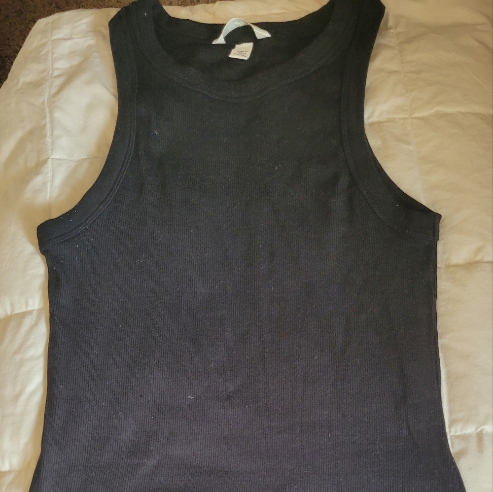 H&M Black Sleeveless Top
